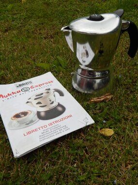 Bialetti Mukka Express Stove Top Espresso Cappuccino Latte Coffee Maker*****
